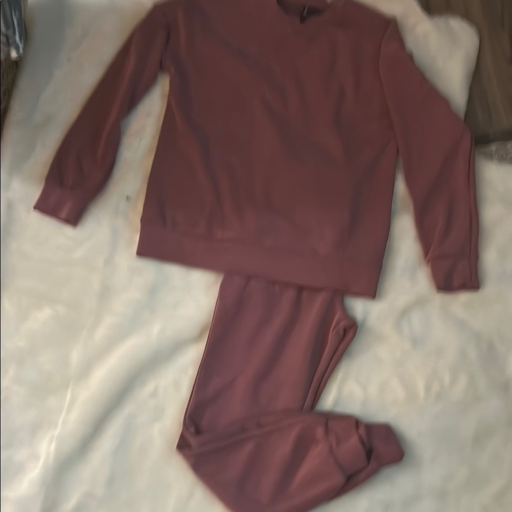 Kids Cozy Mauve Pajama Set